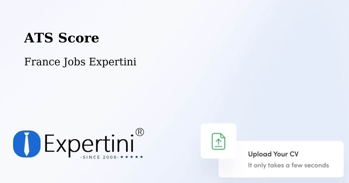 Resume ATS Score & Job Description Match Tool – Chalifert - France Jobs Expertini