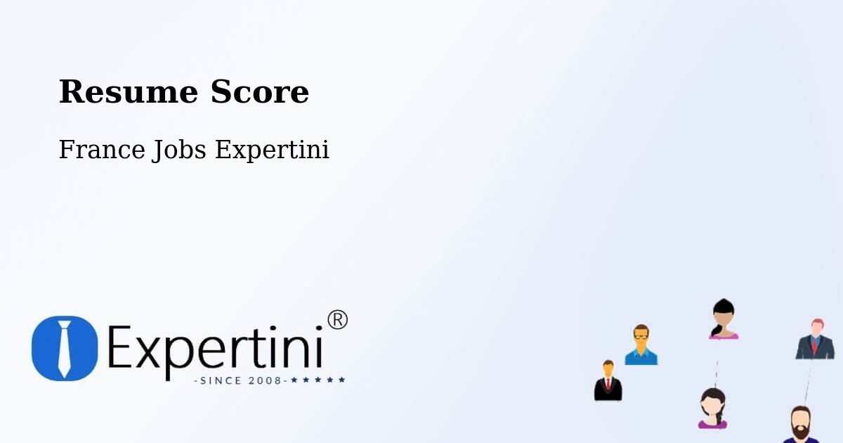 Resume Score & Job Description Match Tool – Chalifert - France Jobs Expertini